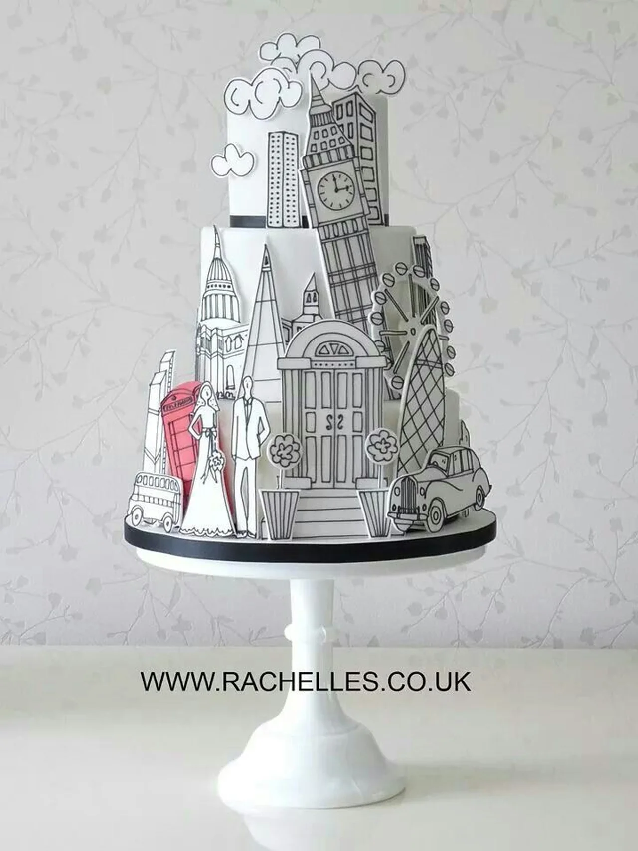 Tort przedstawiający londyn