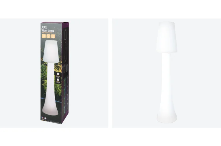 Zdjęcie Ta stojąca lampa z Action podbije ogrody w 2026 roku! Bez kabla, nastrojowe kolorowe światło, a kształt i rozmiar XXL robi wrażenie #2