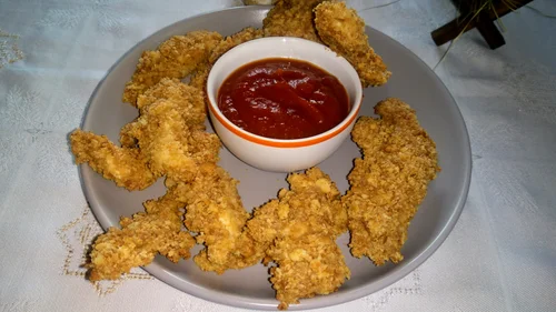 Nuggetsy w krakersach