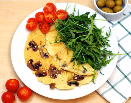 Omlet z pieczarkami