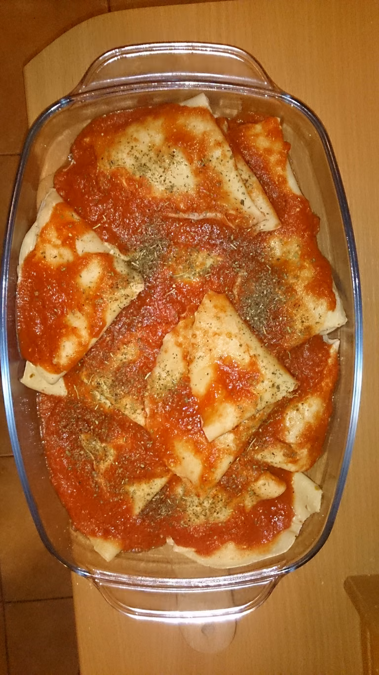 Zapiekane naleśniki na ostro