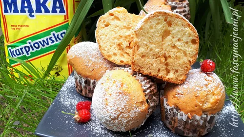 Muffiny z mlekiem w proszku