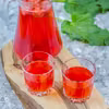 Kompot z rabarbaru