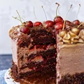 Tort czekoladowo-wiśniowy