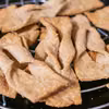 Pieczone faworki bez glutenu i jajek