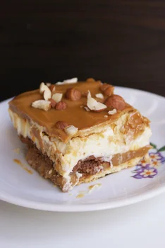 Kajmakowe ciasto BEZ PIECZENIA