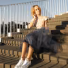 Letnie żurawie i tiul | Summer cranes and tulle
