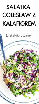 Surówka coleslaw z kalafiorem
