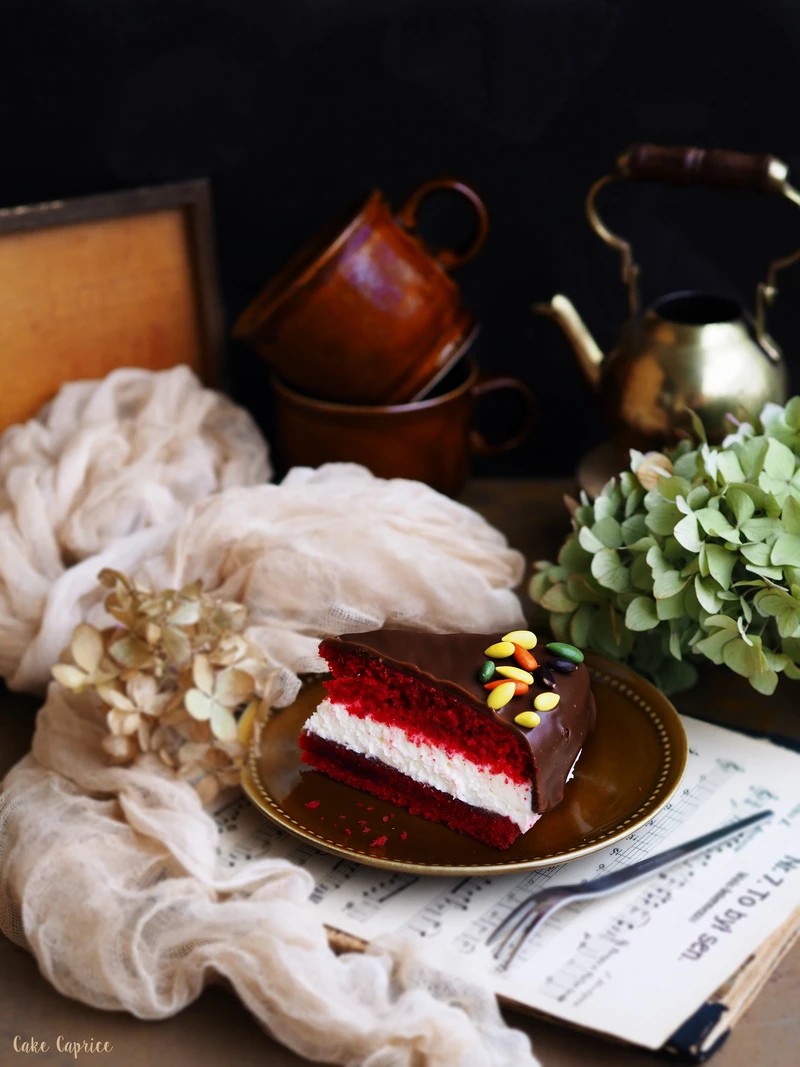 Red Velvet z kremem twarożkowym