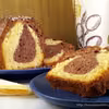Babka piaskowa dwukolorowa