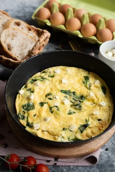 Omlet ze szpinakiem - Przepis od Po Prostu Pycha