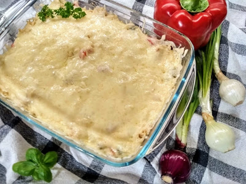 Zapiekanka z zupek chińskich