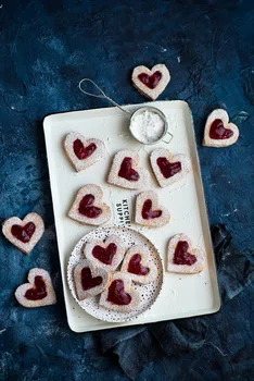 Ciasteczka w kształcie serc na Walentynki (i nie tylko)