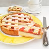 Tarta sernikowa z dżemem