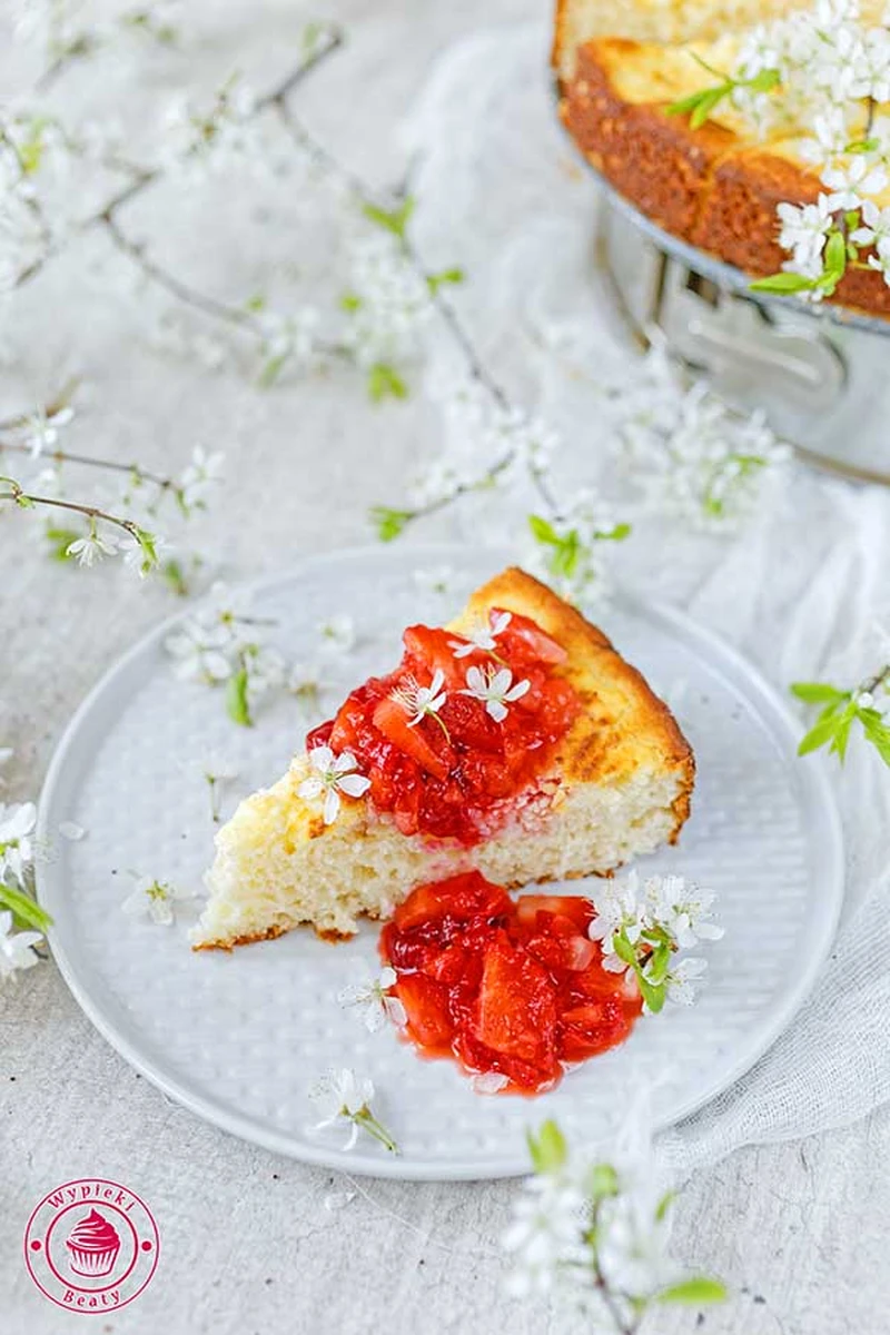 Twarogowa drożdżówka ryżowa