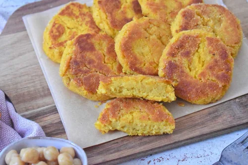 Kotlety z dyni i ciecierzycy