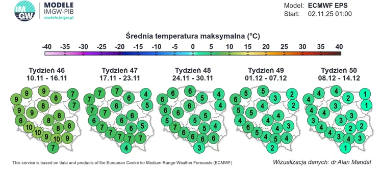 Zdjęcie Wiadomo, kiedy spadnie pierwszy śnieg! Prognozy IMGW pokazują, w  których dniach można spodziewać się anomalii #1