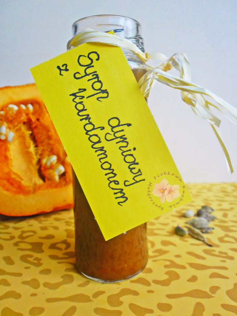 Syrop dyniowy z kardamonem