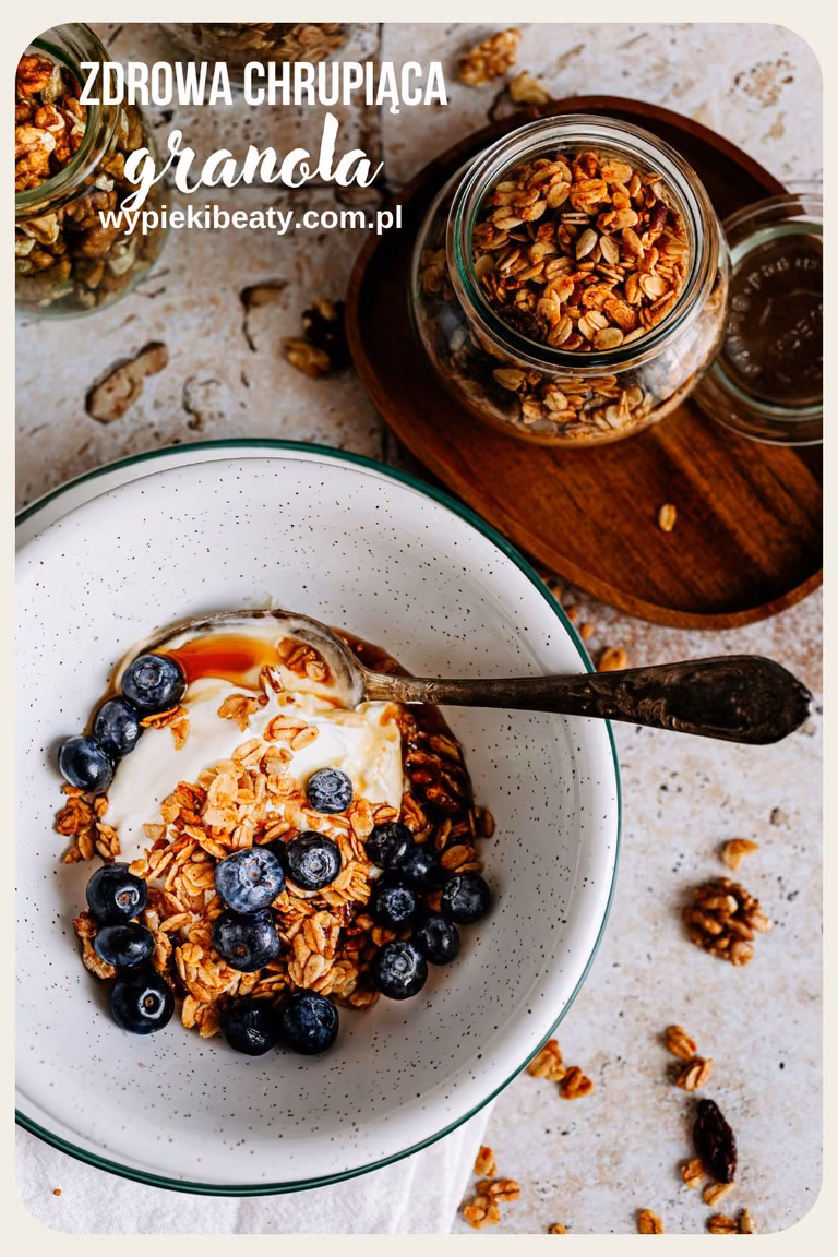 Zdrowa chrupiąca granola