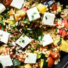 Smażony bulgur z fetą i warzywami