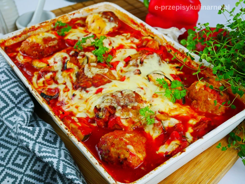 Zapiekane kotlety mielone po węgiersku