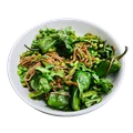 Papryczki padron z makaronem soba