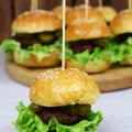 Mini hamburgerki z domowymi bułkami!