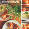 Faszerowane pomidory z kremowym puree