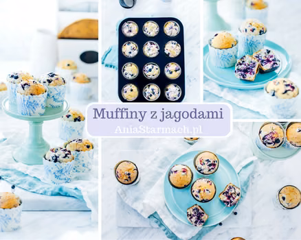 Muffiny z jagodami