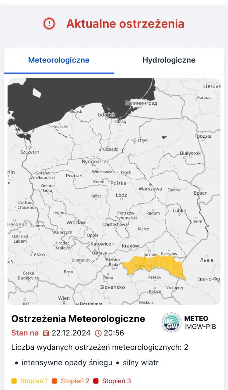 Zdjęcie Silne wichury i śnieżyce w TYCH regionach Polski! IMGW wydało ostrzeżenie! #2