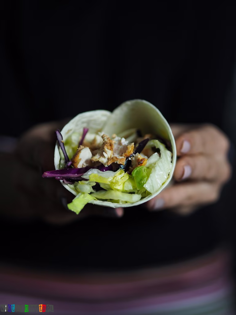 Domowy kebab z kurczakiem