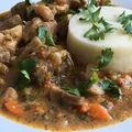 Gulasz z pieczarkami
