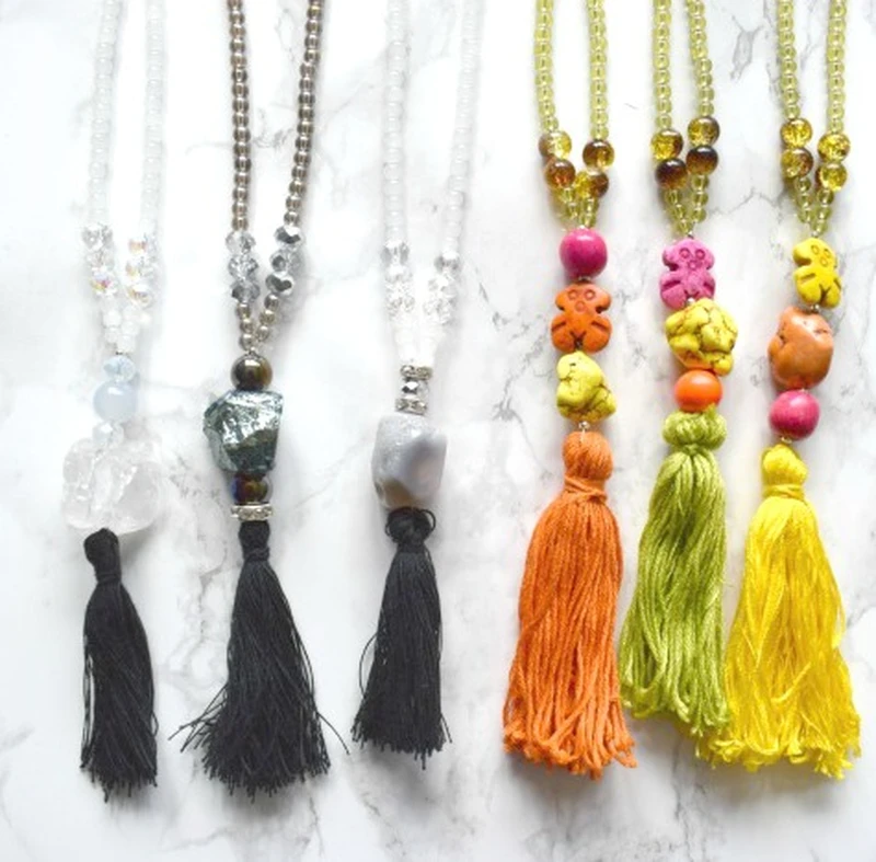 DIY -  jak zrobić wakacyjny boho naszyjnik ?