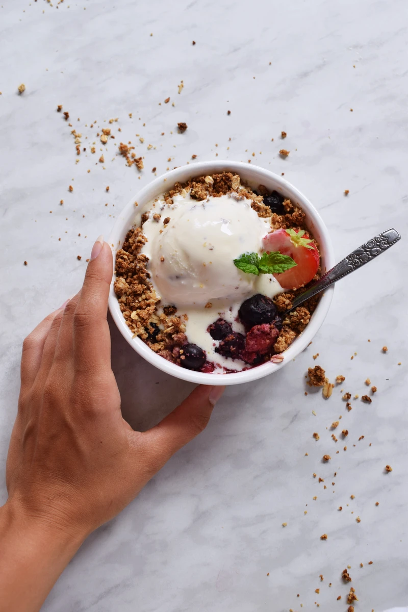 Crumble- owoce zapiekane pod kruszonką