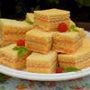 wafle z galaretką