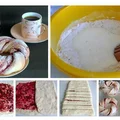 Słodkie zwijance z żurawiną