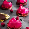 Entremets z musem czekoladowym i wiśniami na spodzie brownie - food²