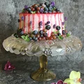 Tort kakaowy -  owocowy