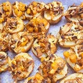 Ziemniaczki pieczone z pieczarkami i cukinią