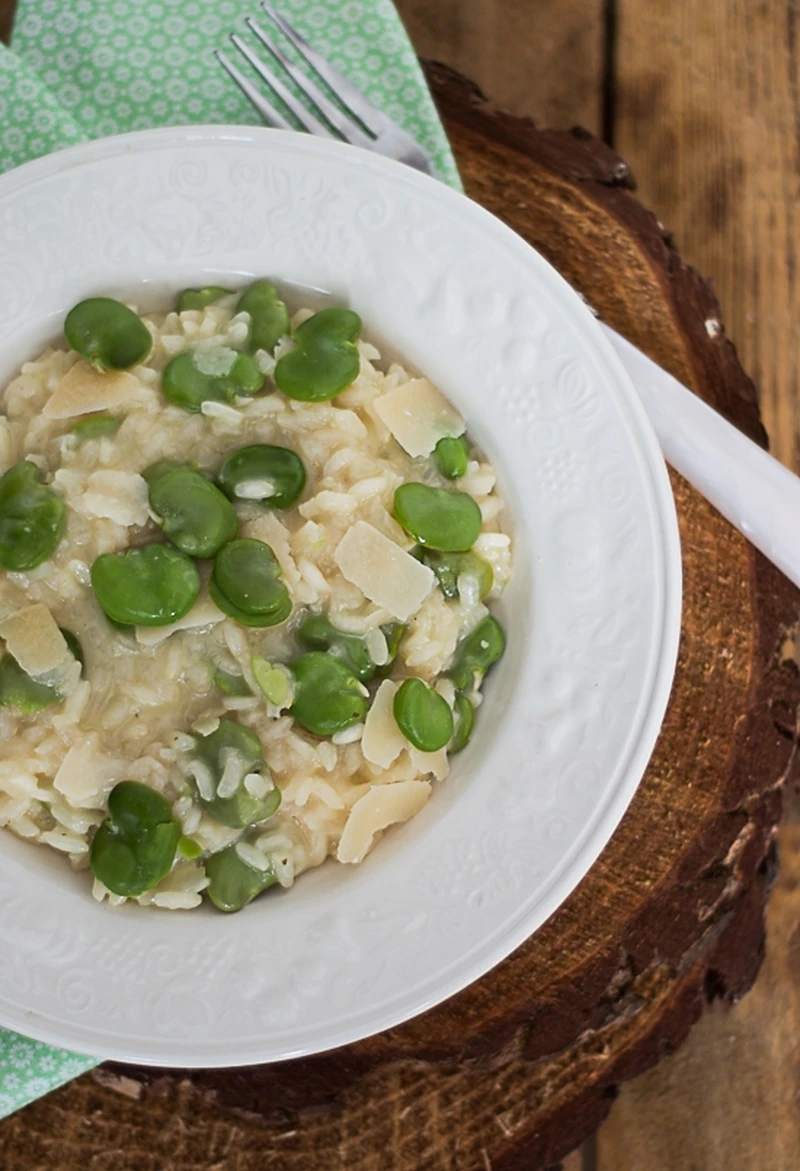 Risotto z bobem