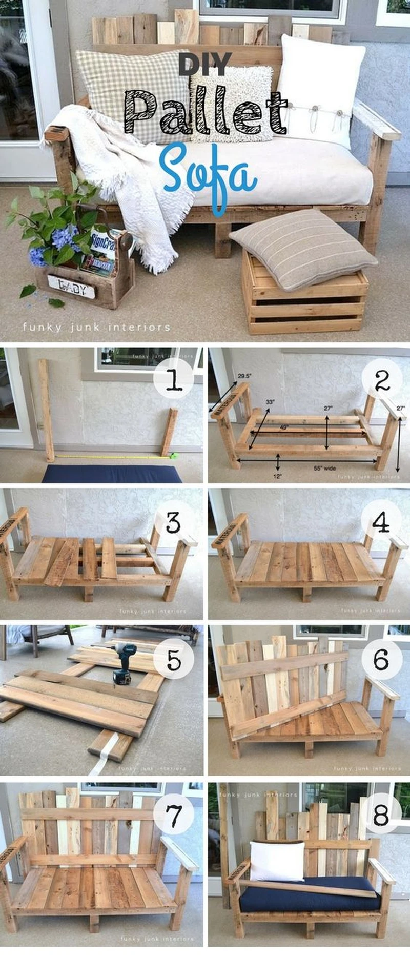 DIY- sofa z palet