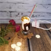 Deserowy shake z miodowym bananem i migdałami