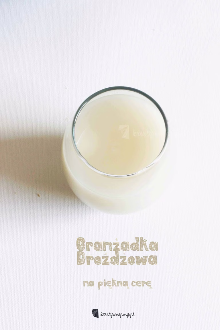 Oranżadka drożdżowa na piękną cerę