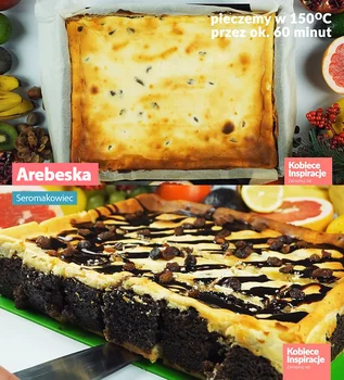 Ciasto Arabeska - Seromakowiec
