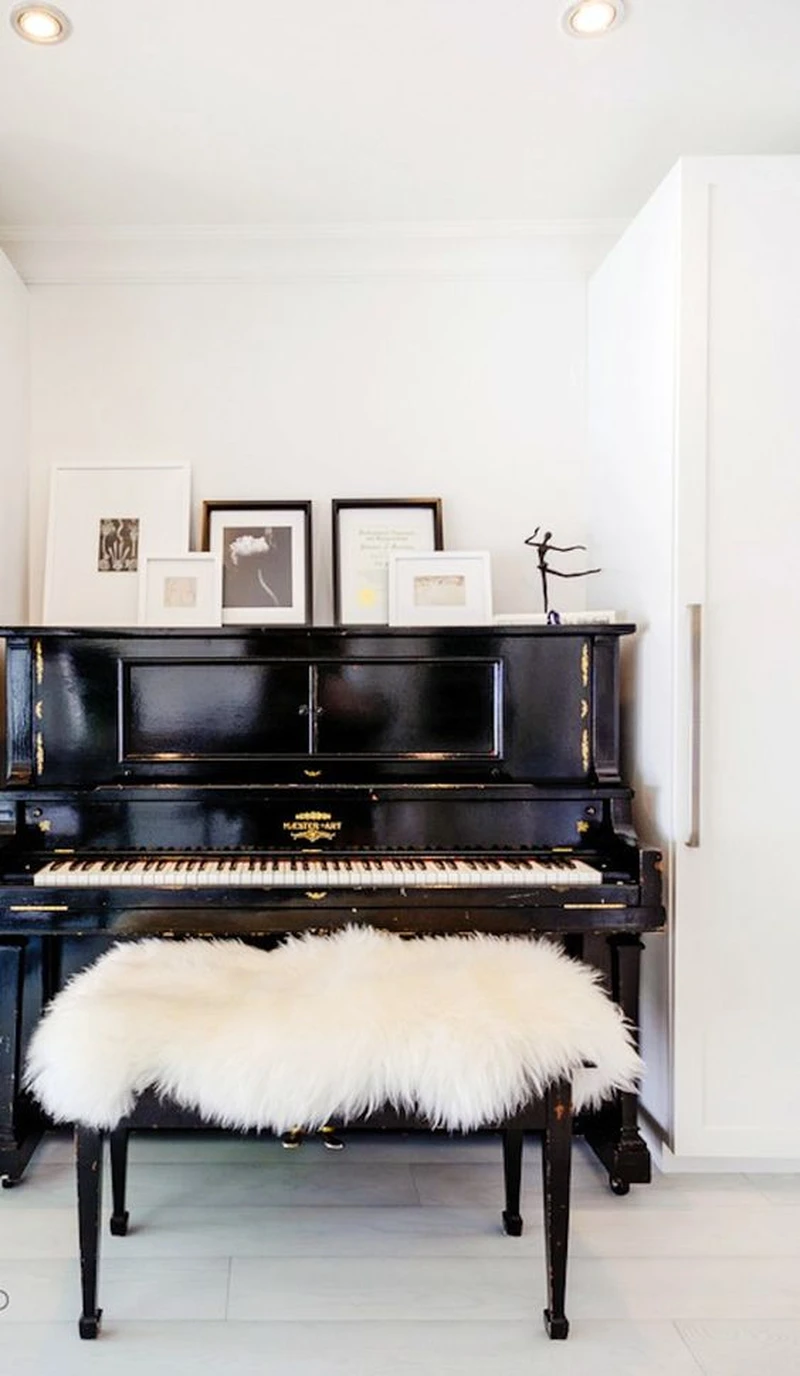 Pianino we wnętrzu