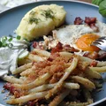 Fasolka szparagowa z bułką tartą