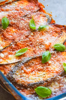 Parmigiana di melanzane – zapiekanka z bakłażanów FIT