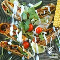 burrito z indykiem i papryką na ostro