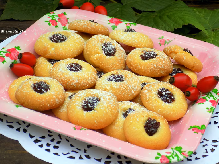ciasteczka z różanym oczkiem