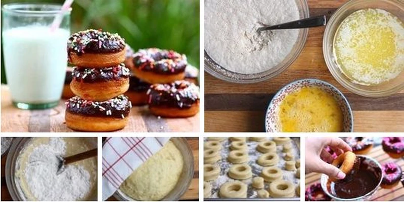 Amerykańskie pączki- Przepis